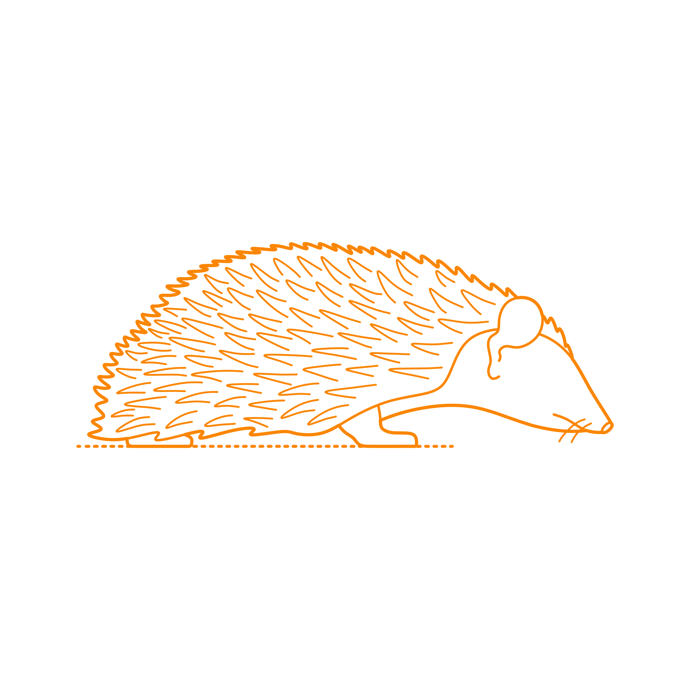 Animals African Insectivores Lesser Hedgehog Tenrec Icon Svg Vector Free Vectors
